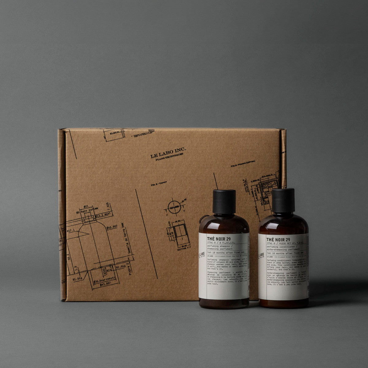 Le Labo Fragrances THÉ NOIR 29 HAIR CARE GIFT SET | perfuming shampoo & conditioner